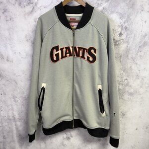 Cooperstown Mitchell & Ness San Fransisco Giants Sweatshirt Mens 3XL Zip